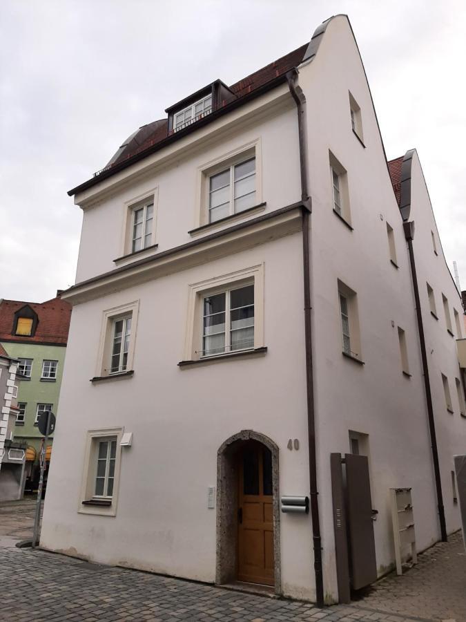 Apartment 4-6 Personen I 80Qm I Altstadt I Dachterasse I Parkplatz 施特劳宾 外观 照片